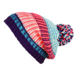 Buff Junior Knitted & Polar Hat Hops Plum