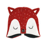 Buff Kids Knitted & Polar Hat Fox Wine - Thumbnail Image 2