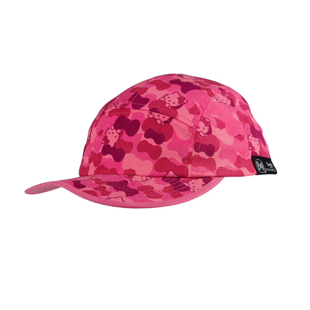 BUFF Kids 5 Panels Cap Hello Kitty Camo Pink
