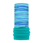 PAC Kids Recycled Fleece Stripes Blue