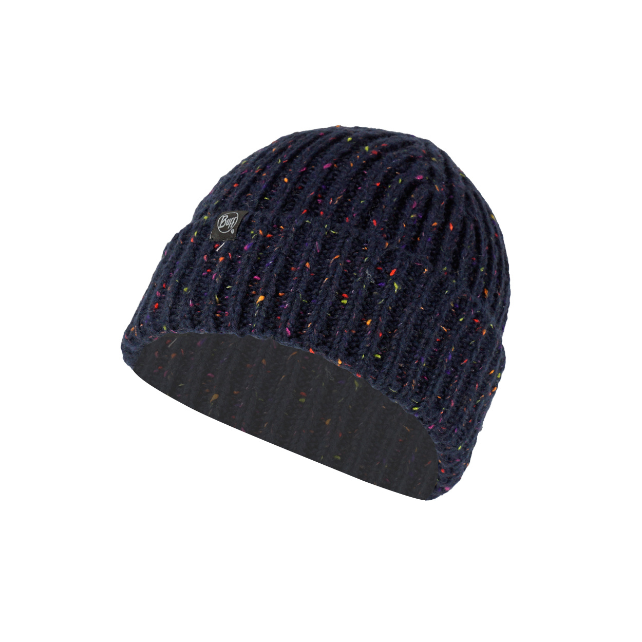 Buff Knitted & Fleece Band Hat Kim Night Blue