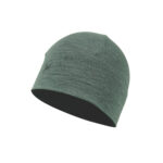 Buff Kids Lightweight Merino Wool Reversible Hat Black - Grey - Thumbnail Image 2
