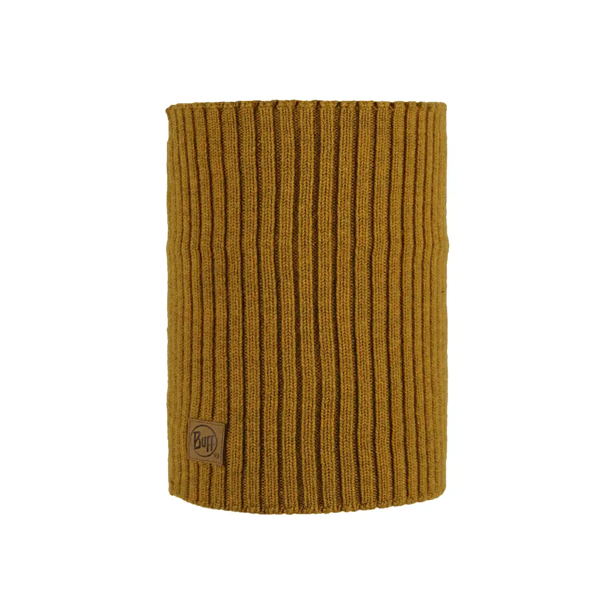 Buff Knitted Neckwarmer Norval Mustard