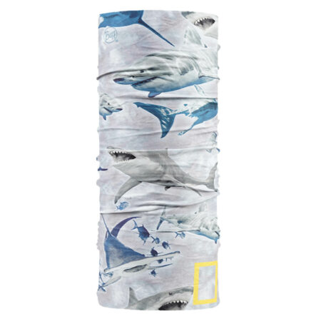 Buff Kids Coolnet UV National Geographic Sile Light Grey