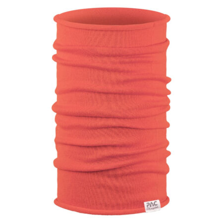 P.A.C. Nature Merin 100% Recycled Merino Neckwarmer - Coral