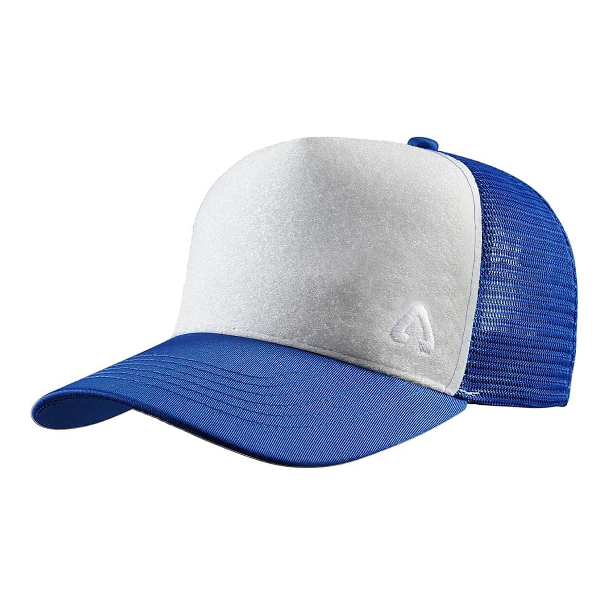 P.A.C. DIY Trucker Cap Blank Blue/White