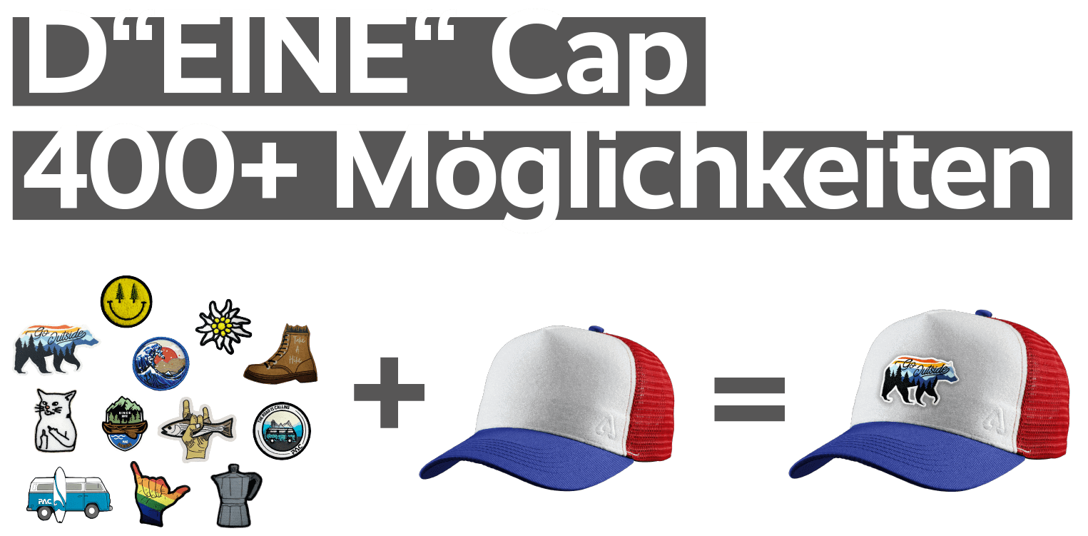 P.A.C. DIY - Deine Cap 400+ Möglichkeiten