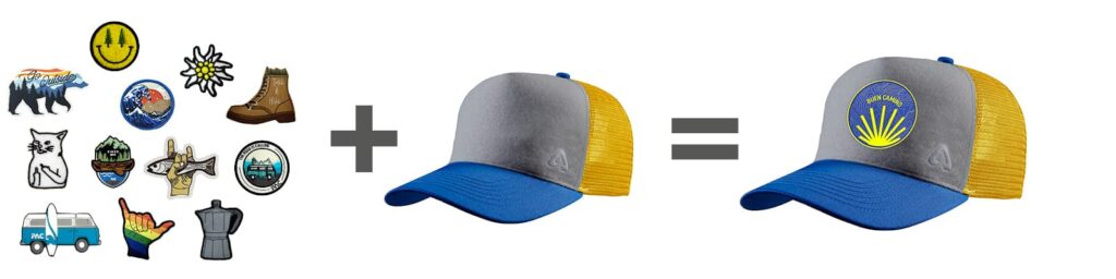 P.A.C. DIY Kombination aus Cap und Patch