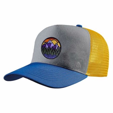 P.A.C. DIY Trucker Cap ReadyToWear Blue/Yellow Landscape