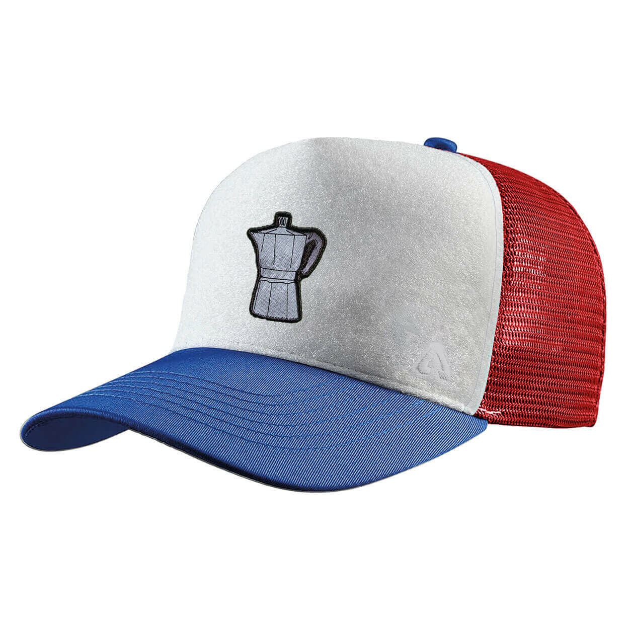 P.A.C. DIY Trucker Cap ReadyToWear Blue/Red Mocha Pot
