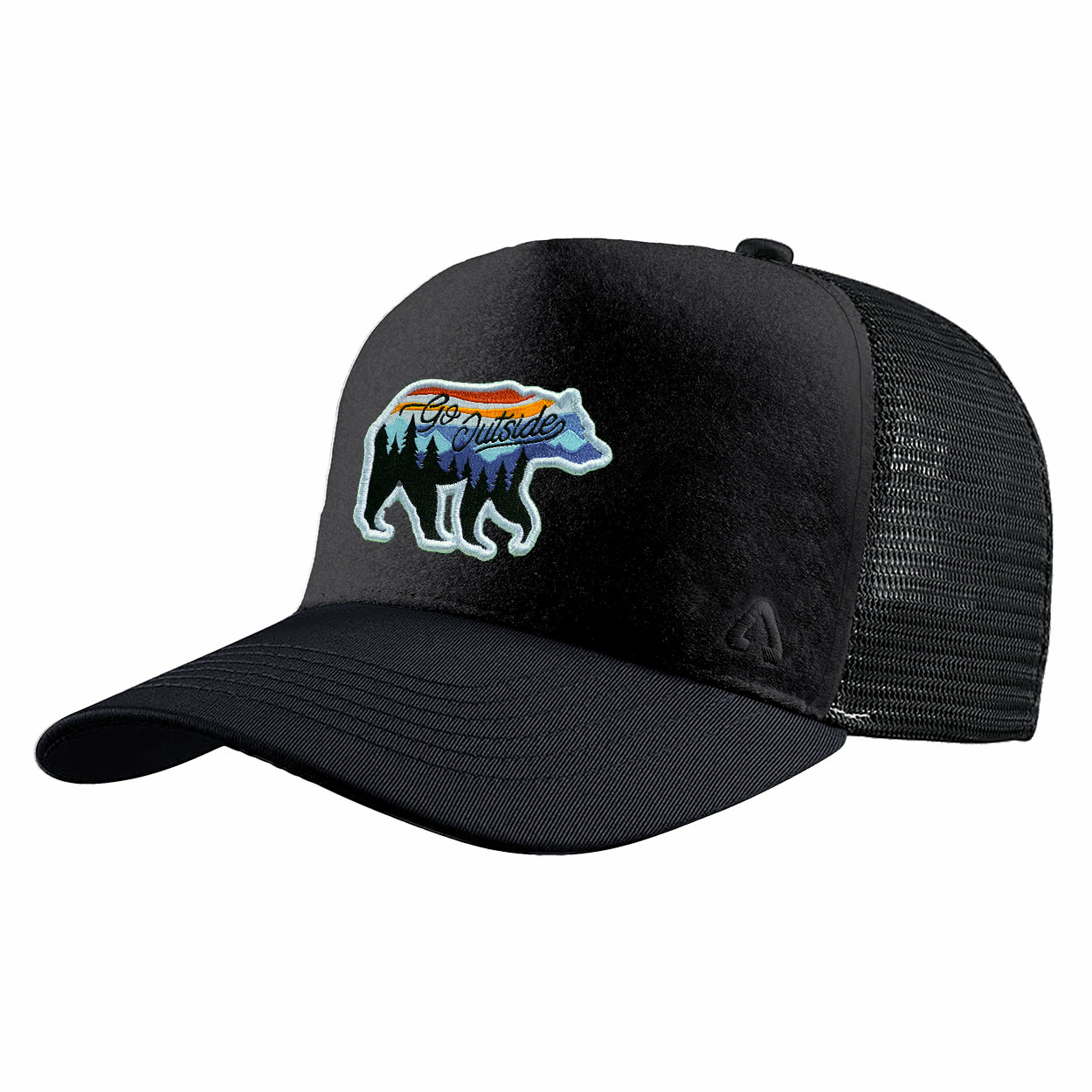 P.A.C. Kids DIY Trucker Cap ReadyToWear Black Bear