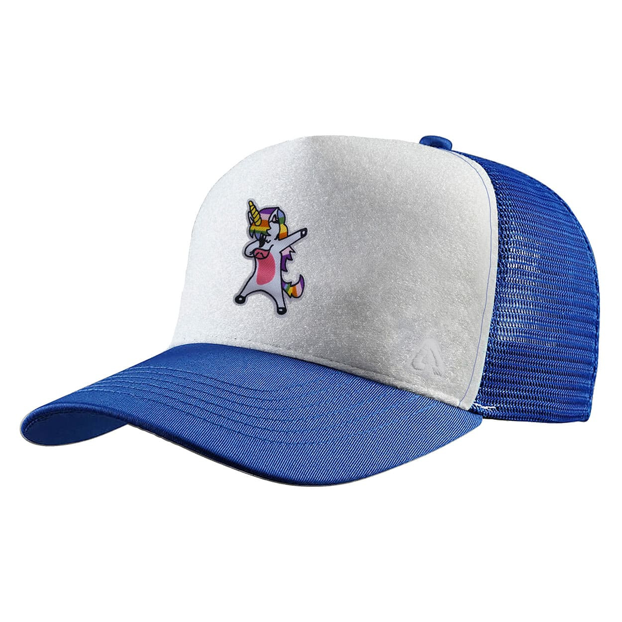 P.A.C. DIY Trucker Cap ReadyToWear Blue/White Unicorn