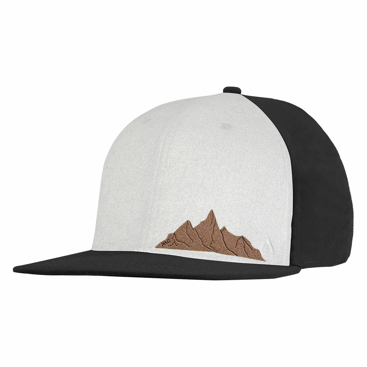 P.A.C. DIY Snapback Cap ReadyToWear Black/White Cork Mountain