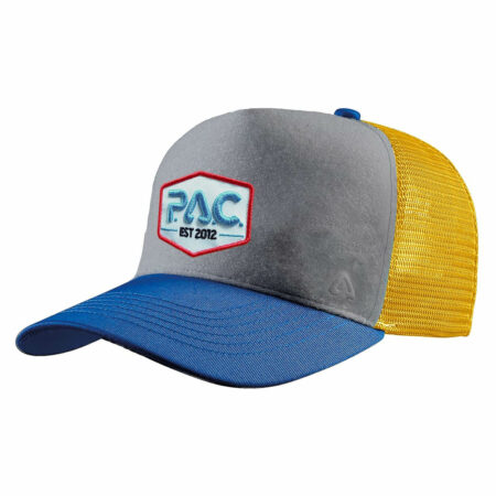 P.A.C. DIY Trucker Cap ReadyToWear Blue/Yellow Est. 2012