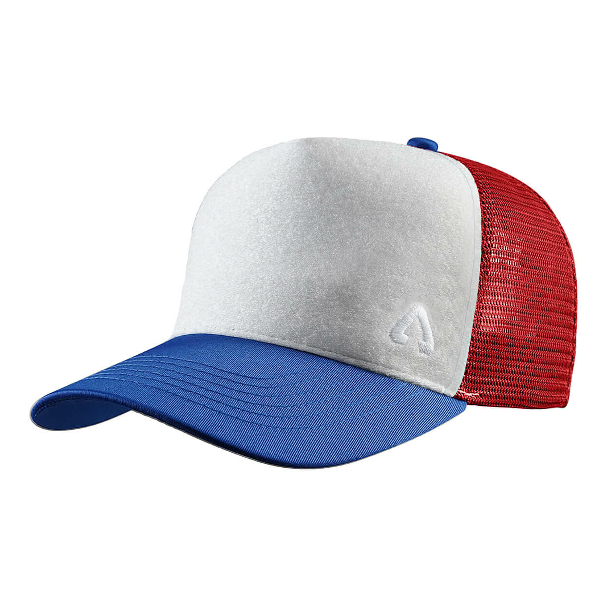 P.A.C. Kids DIY Trucker Cap Blank Blue/Red