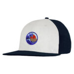 P.A.C. DIY Snapback Cap ReadyToWear Navy/White Wave - Thumbnail Image 1