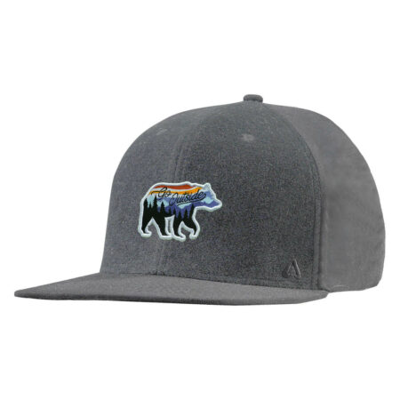 P.A.C. DIY Snapback Cap ReadyToWear Grey Bear