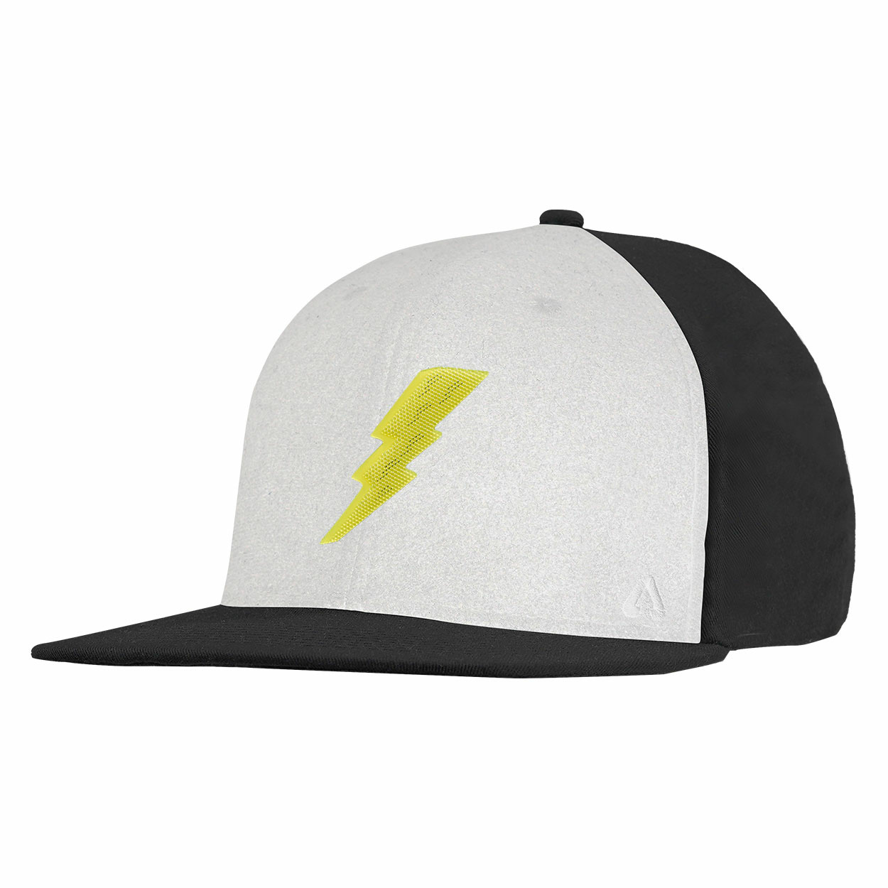 P.A.C. DIY Snapback Cap ReadyToWear Black/White Lightning Bolt