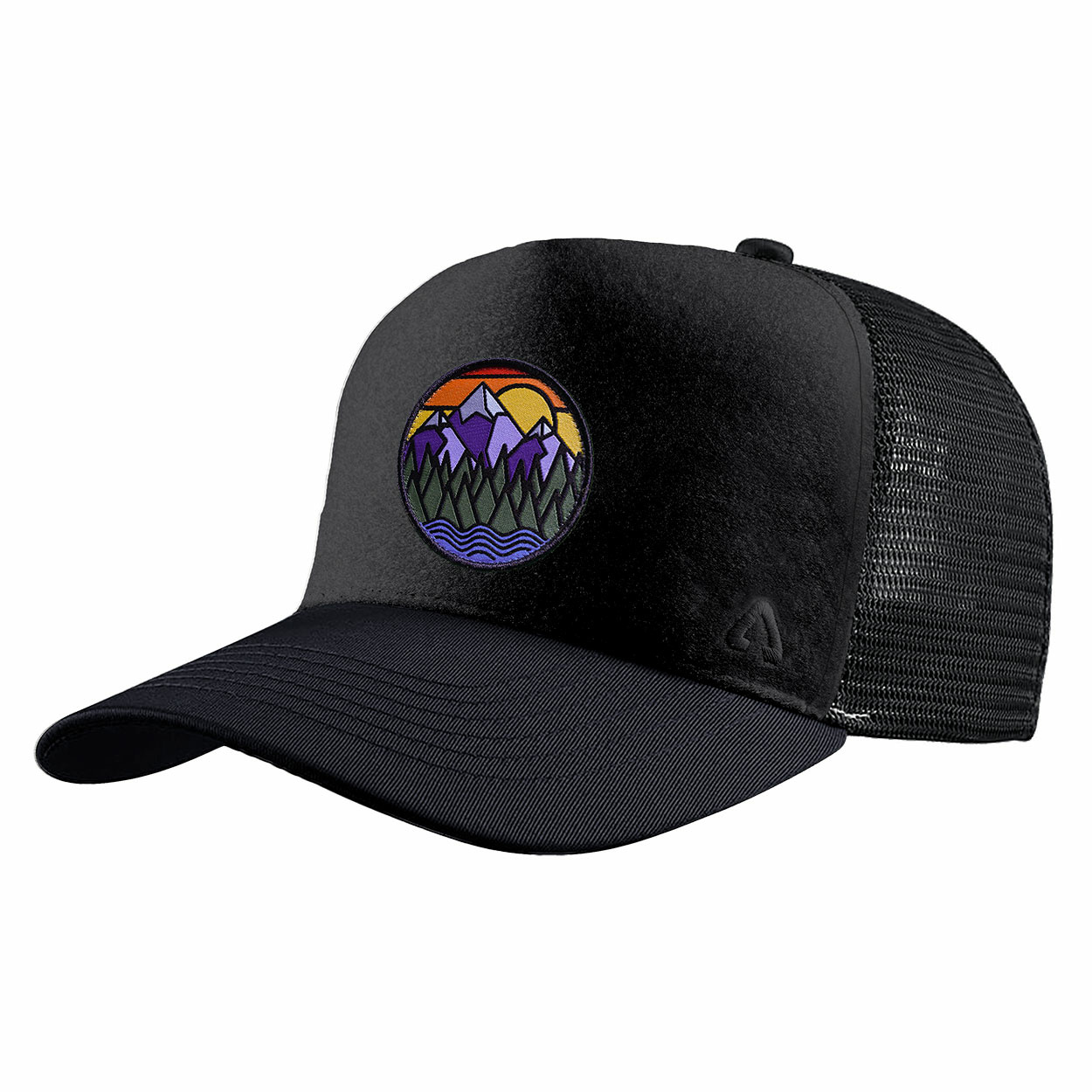 P.A.C. Kids DIY Trucker Cap ReadyToWear Black Landscape