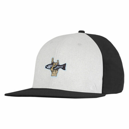 P.A.C. DIY Snapback Cap ReadyToWear Black/White Fish Hand