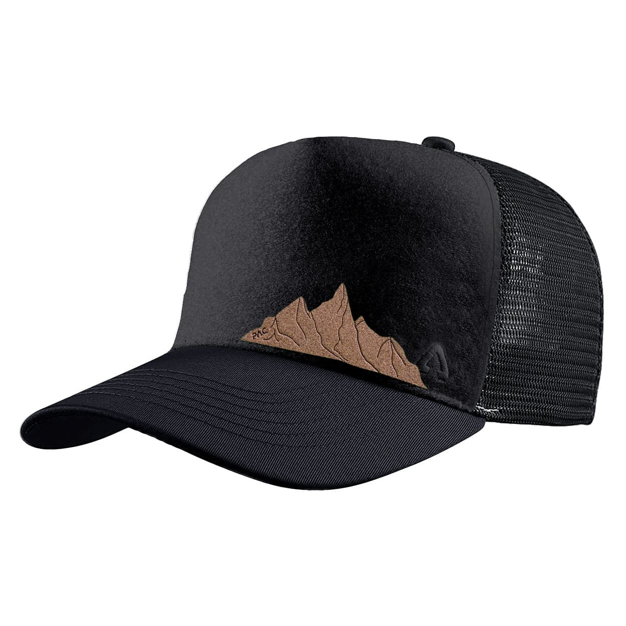 P.A.C. DIY Trucker Cap ReadyToWear Black Cork Mountain
