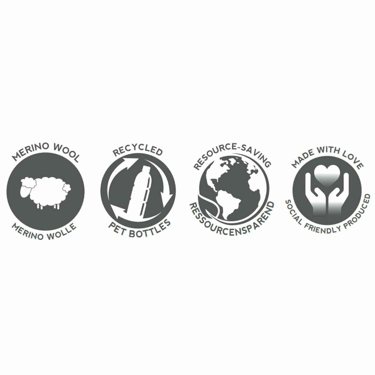 PAC Kesara Scarf Jeans-Grey Melange