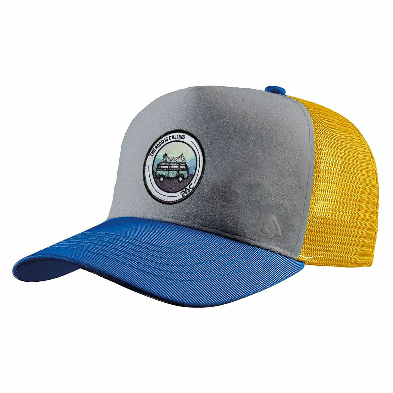 P.A.C. DIY Trucker Cap ReadyToWear Blue/Yellow Mountain Caravan