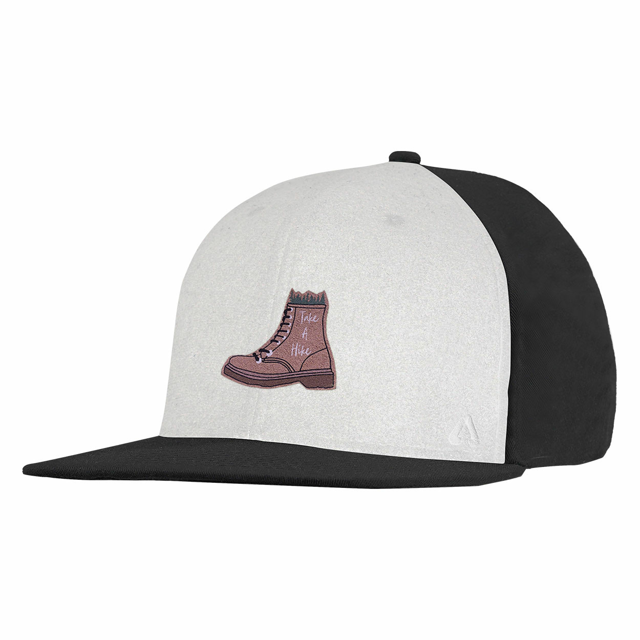 P.A.C. DIY Snapback Cap ReadyToWear Black/White Hiking Boot