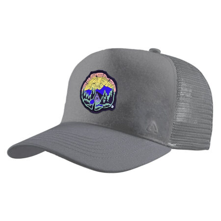 P.A.C. DIY Trucker Cap ReadyToWear Grey Log Cabin