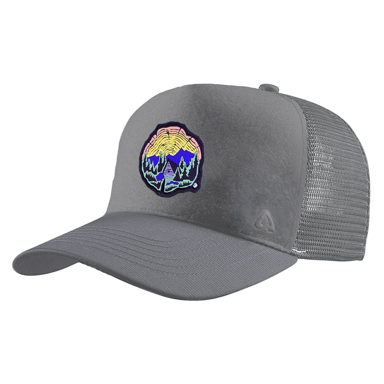 P.A.C. DIY Trucker Cap ReadyToWear Grey Log Cabin