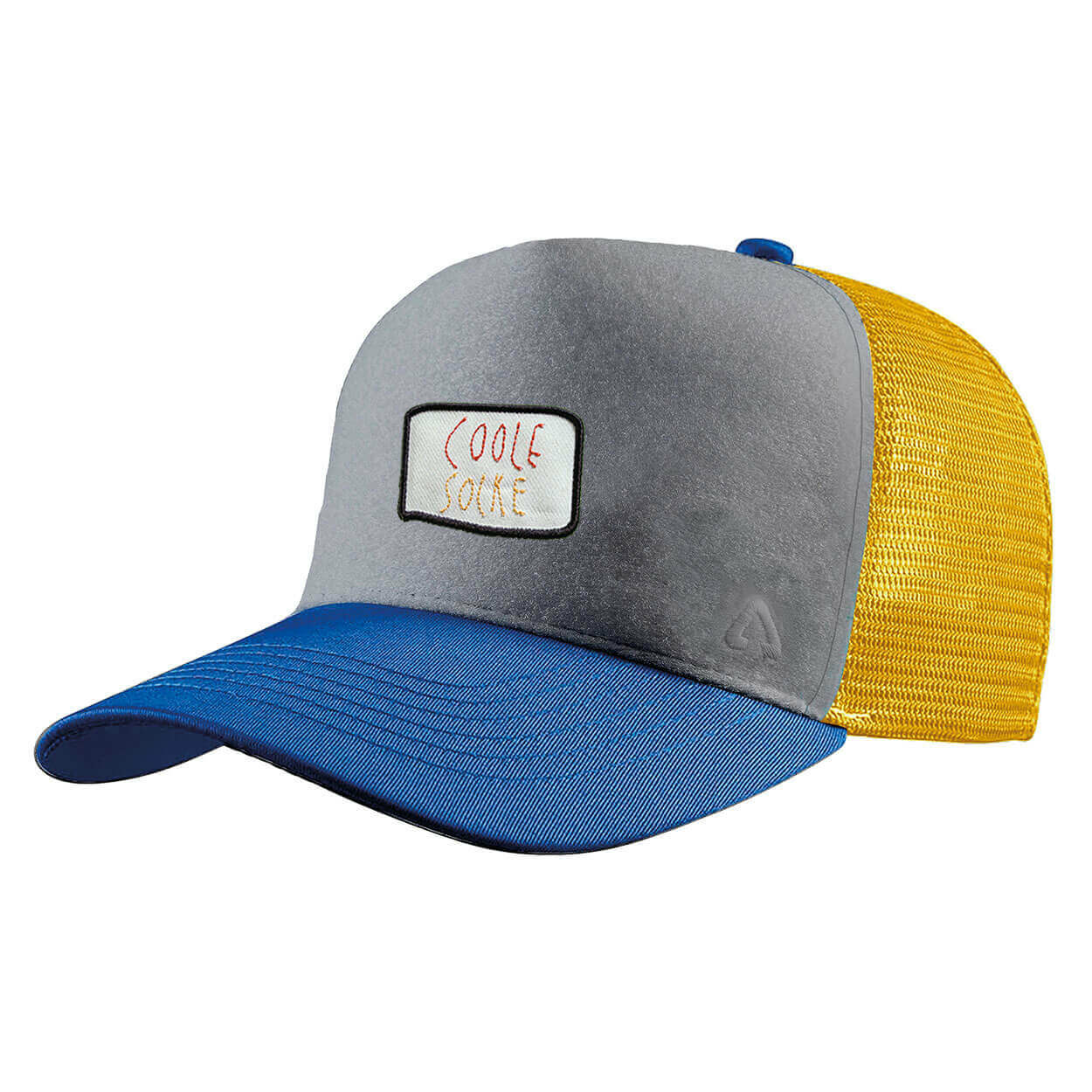 P.A.C. DIY Trucker Cap ReadyToWear Blue/Yellow Cool Sock