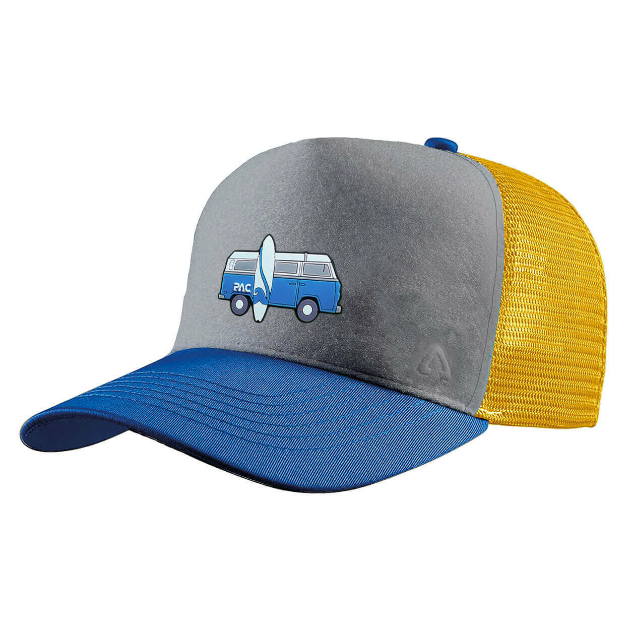 P.A.C. DIY Trucker Cap ReadyToWear Blue/Yellow Caravan Surf