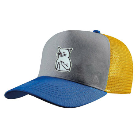 P.A.C. DIY Trucker Cap ReadyToWear Blue/Yellow Cat