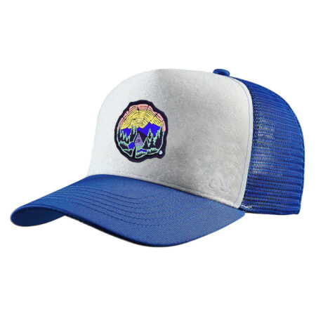 P.A.C. DIY Trucker Cap ReadyToWear Blue/White Log Cabin