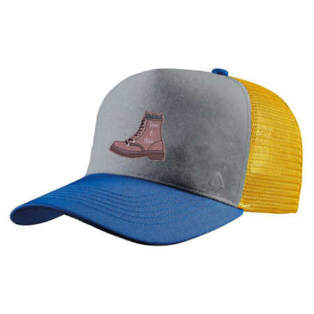 P.A.C. DIY Trucker Cap ReadyToWear Blue/Yellow Hiking Boot