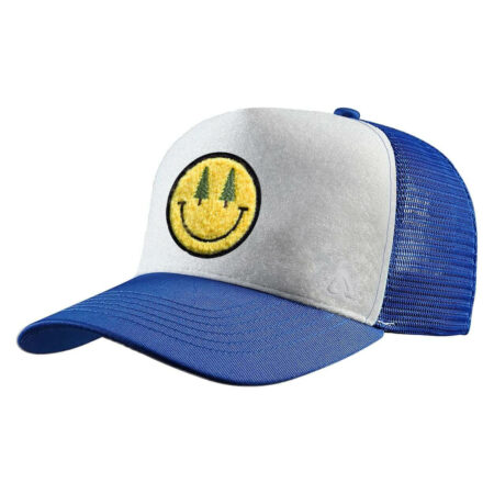 P.A.C. DIY Trucker Cap ReadyToWear Blue/White Furry Smile