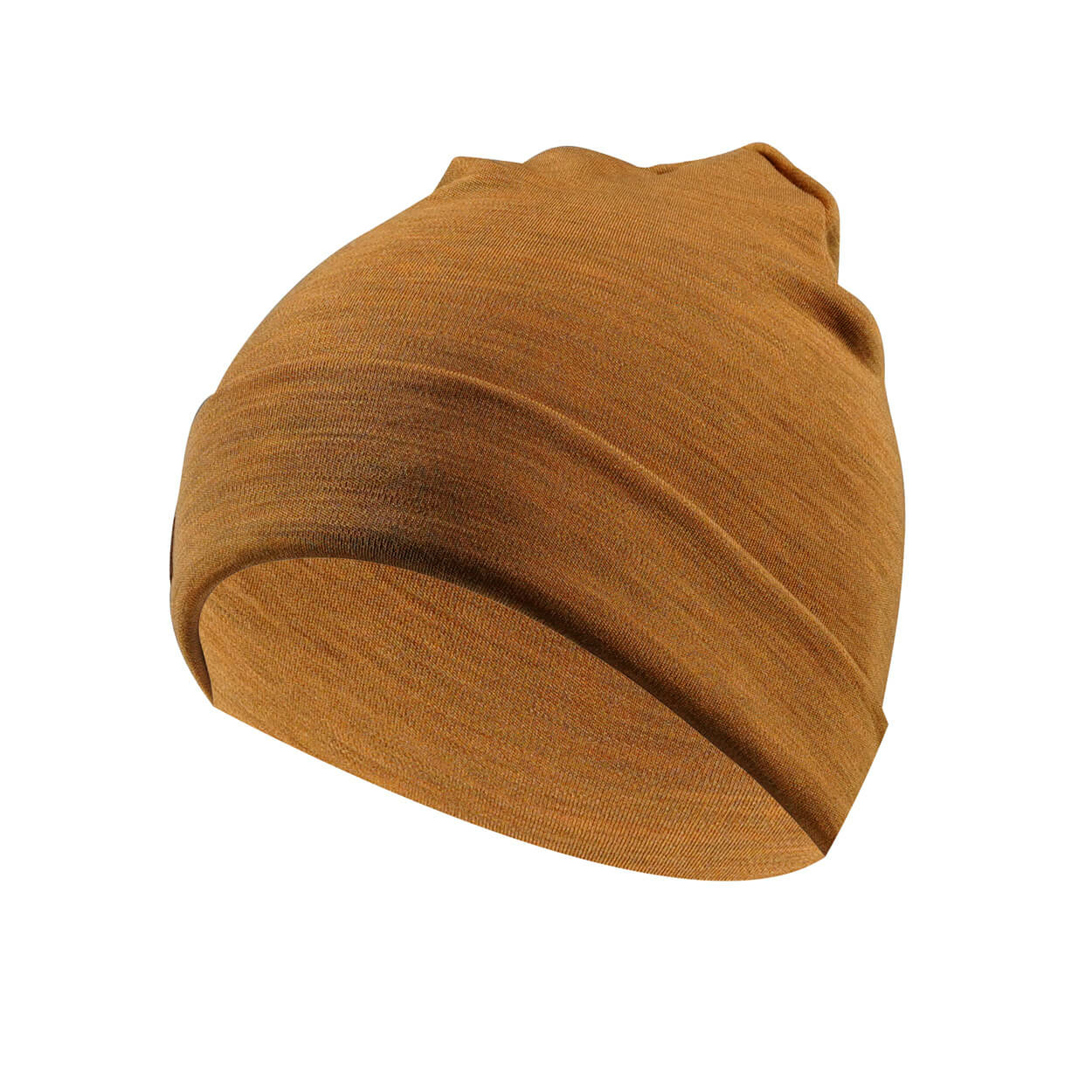 Buff Merino Heavyweight Beanie Solid Mustard