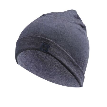 Buff Merino Heavyweight Beanie Solid Night Blue