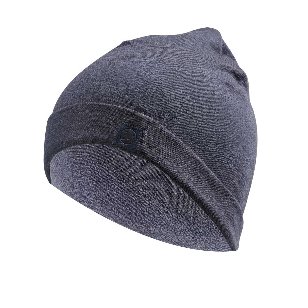 Buff Merino Heavyweight Beanie Solid Night Blue