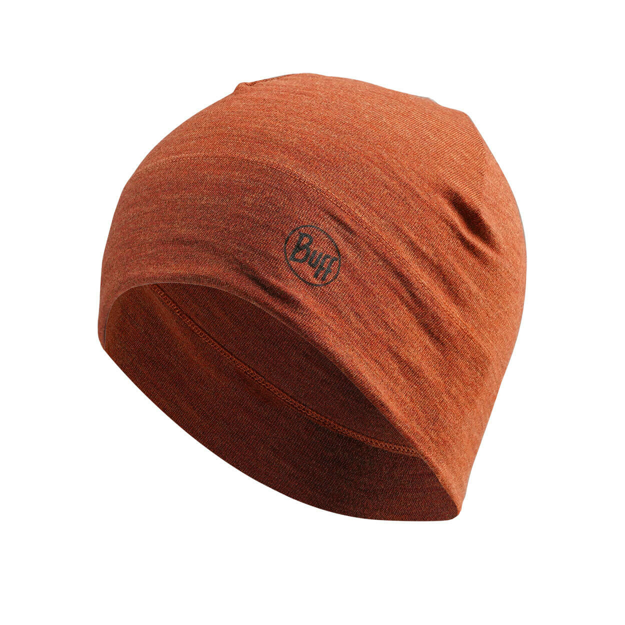 Buff Merino Migweight Beanie Melange Cinnamon