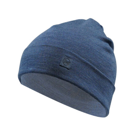 Buff Merino Heavyweight Beanie Solid Indigo