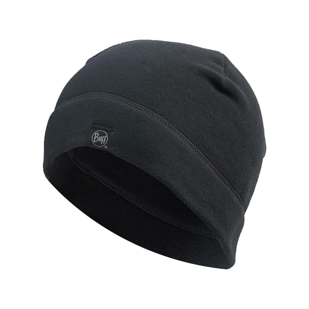 Buff Polar Beanie Solid Black
