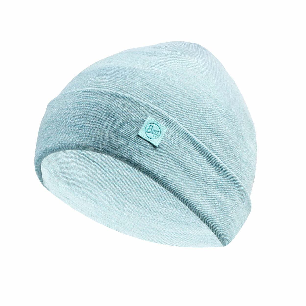 Buff Merino Heavyweight Beanie Solid Pool