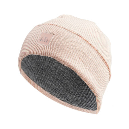 Buff Crossknit Hat Solid Pale Pink